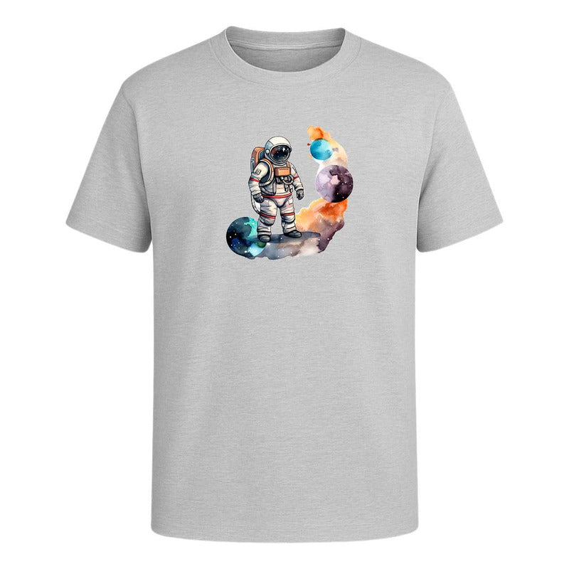 Playera "Astronauta Acuarela" Planetas Espacio - Hombre