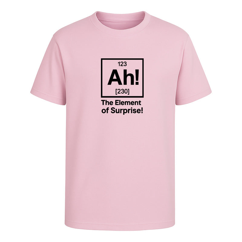 Playera "Ah! El Elemento Sorpresa" Química Geek - Hombre