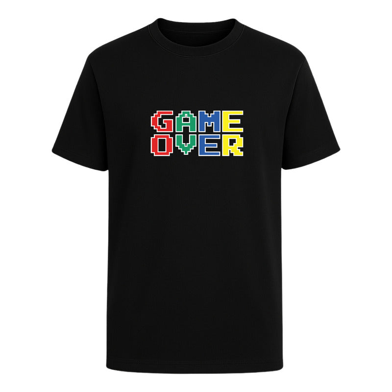 Playera Gamer "Game Over" Retro - Infantil