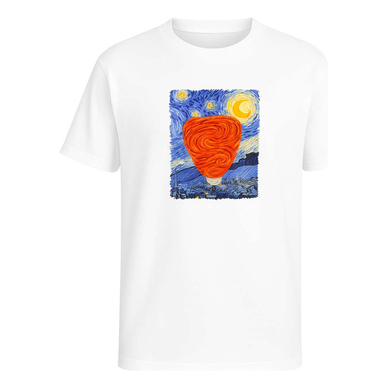 Playera Noche Estrellada Trompo Pastor Meme México Unisex