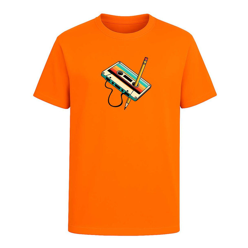 Playera "Casete Vintage" Música Retro - Hombre