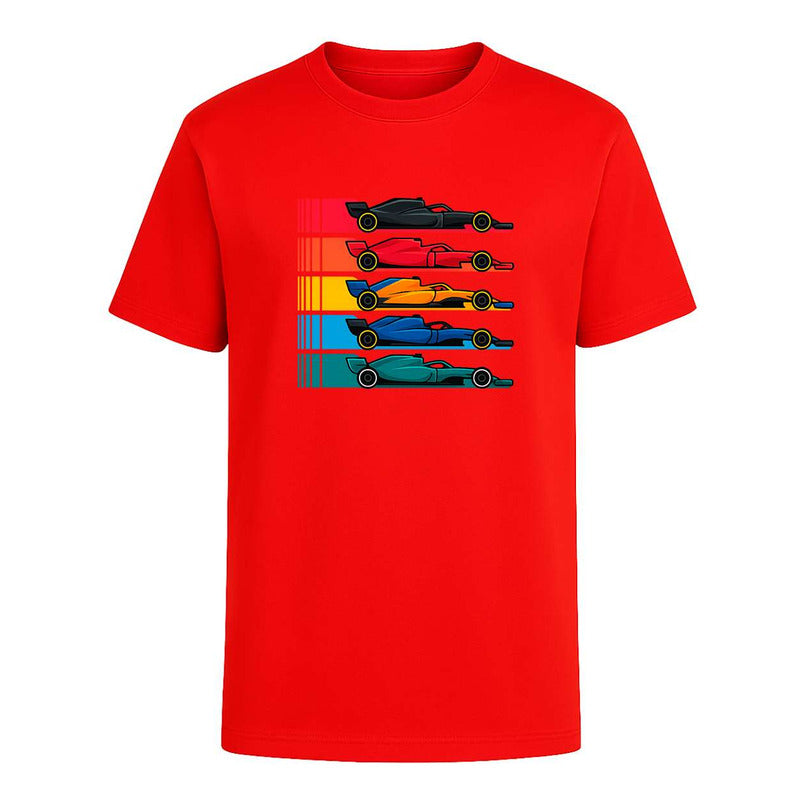 Playera "Autos de Carrera" Estilo Fórmula - Infantil