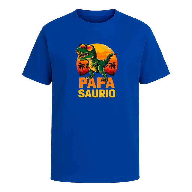 Playera Papá Saurio Dinosaurio Cool Regalo Papá Fans Unisex