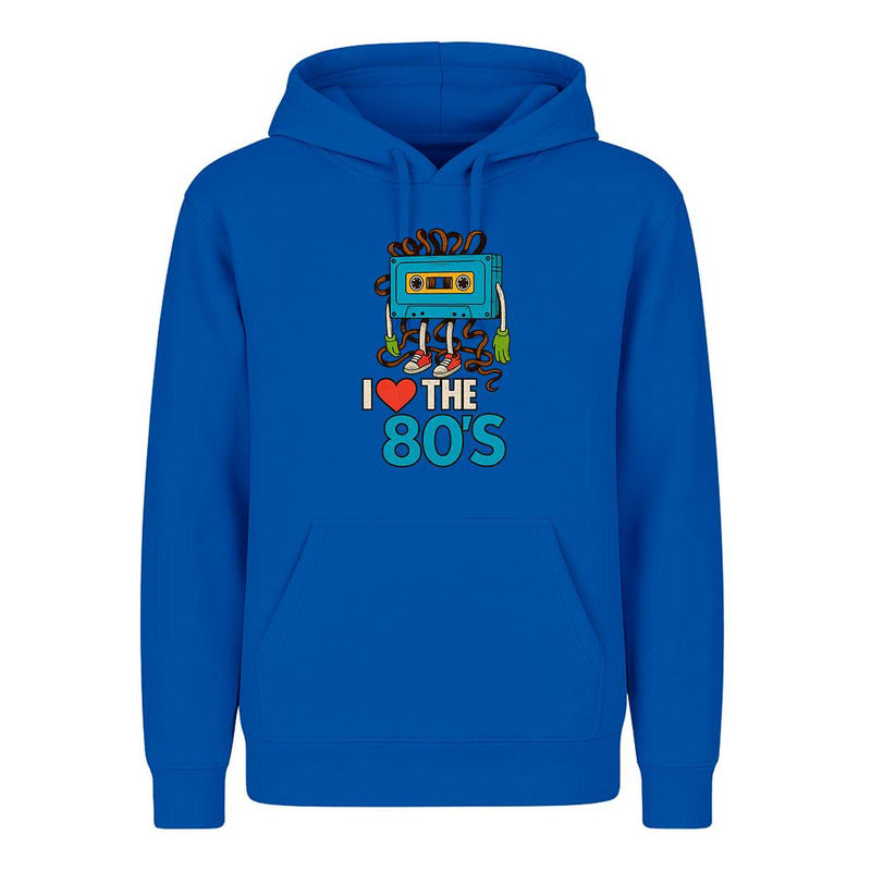 Sudadera I Love The 80s Cassette Retro Nostalgia Infantil