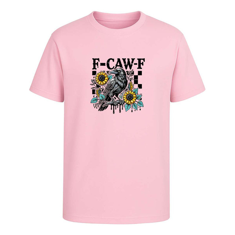 Playera F-caw-f Cuervo Humor Negro Broma Divertida Unisex