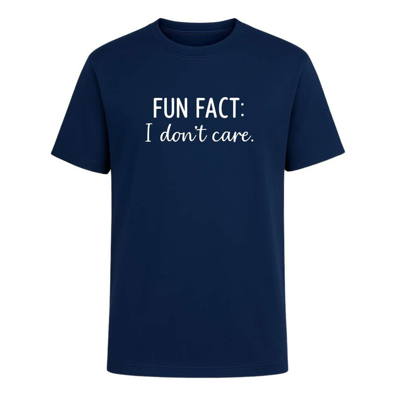 Playera "Fun Fact I Don't Care" - Hombre