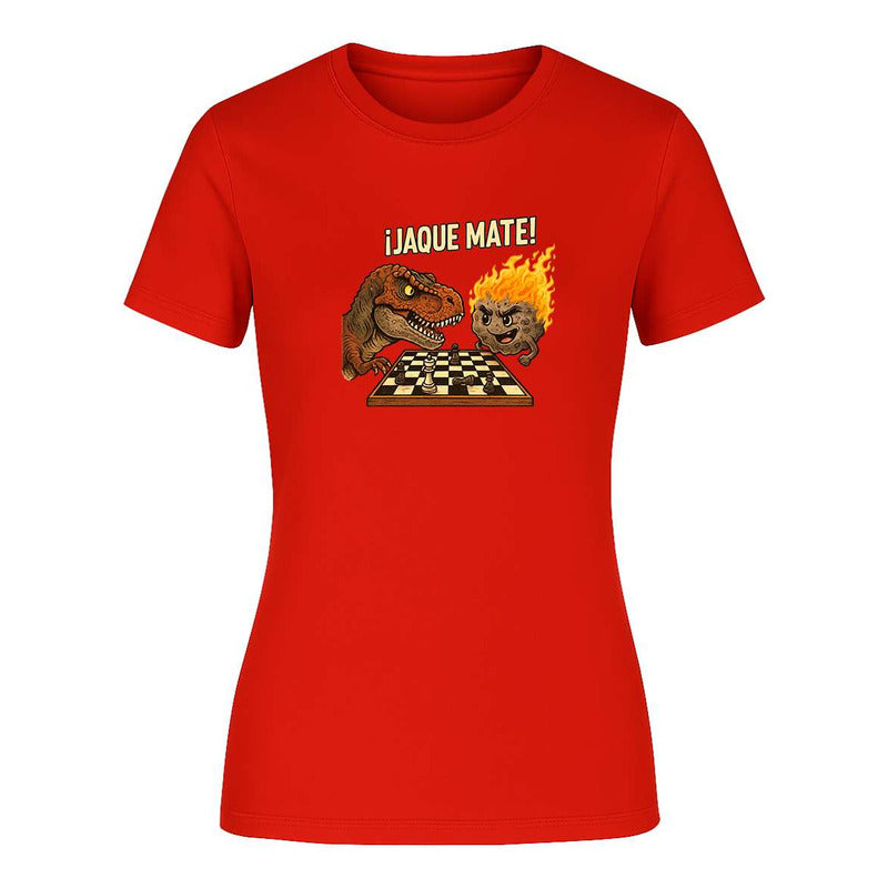 Playera "Jaque Mate" Dinosaurio vs Meteorito - Dama