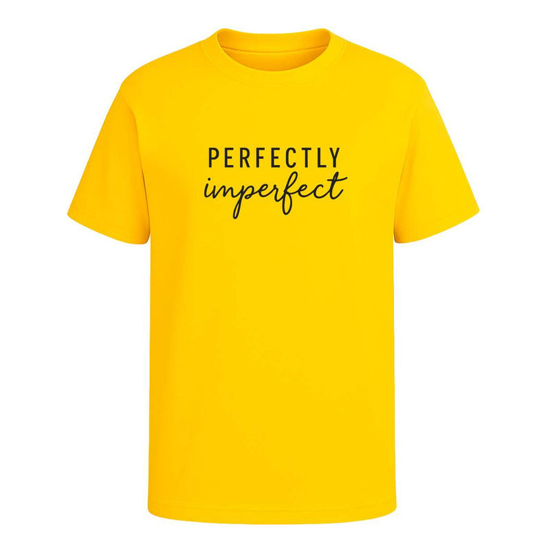 Playera Perfectly Imperfect Frase Positiva Autoestima Unisex