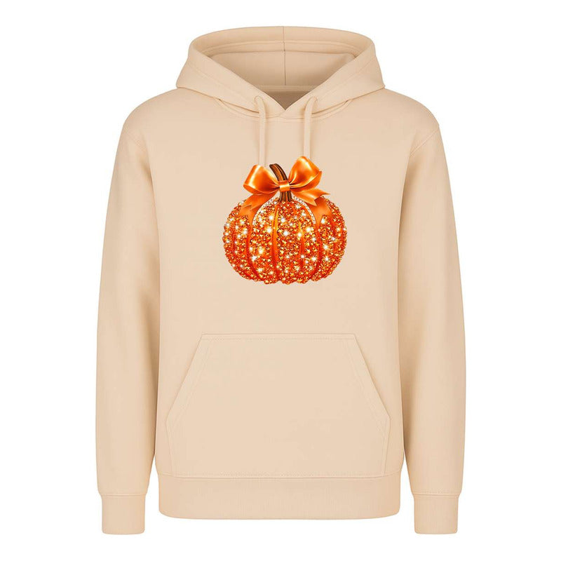 Sudadera Calabaza Brillante Con Lazo Halloween Fiesta Unisex