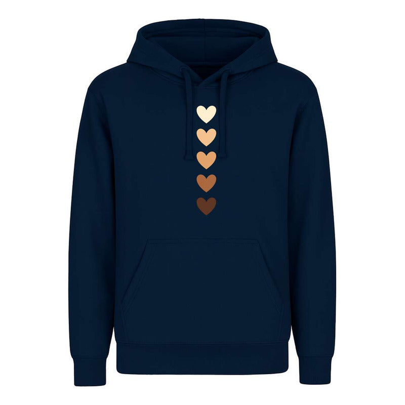 Sudadera Corazones Inclusión Igualdad Regalo Amor Unisex