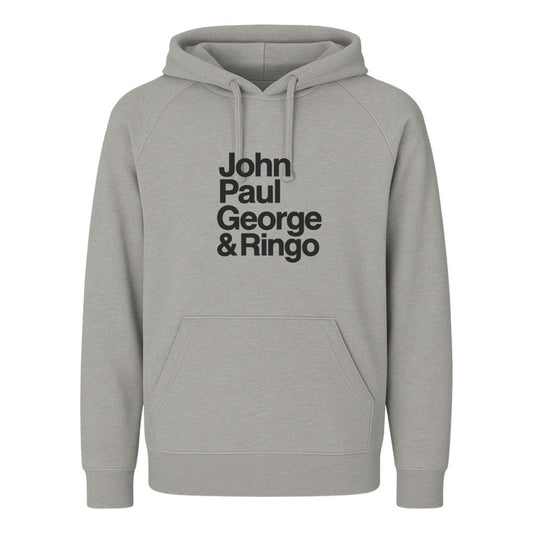 Sudadera Beatles John Paul George Ringo Estilo Retro Unisex