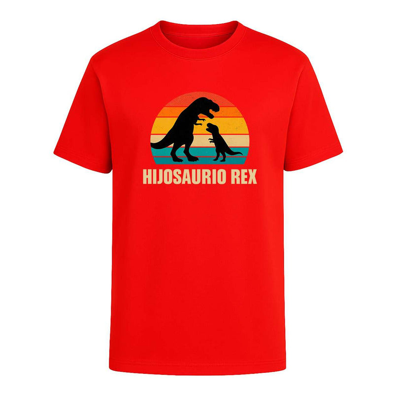 Playera Hijosaurio Rex Papá E Hijo Dino Regalo Unisex