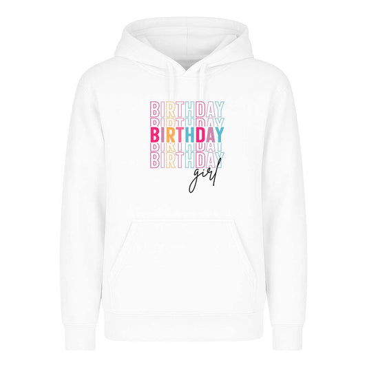 Sudadera Birthday Girl Multicolor Para Cumpleaños Infantil