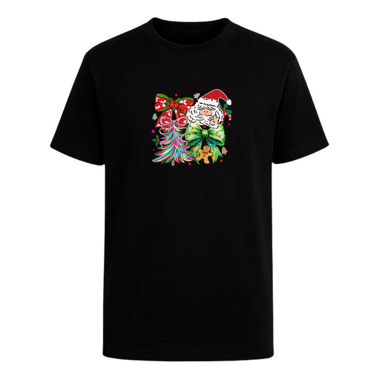 Playera Santa Árbol Navideño Listones Galleta Regalo Unisex