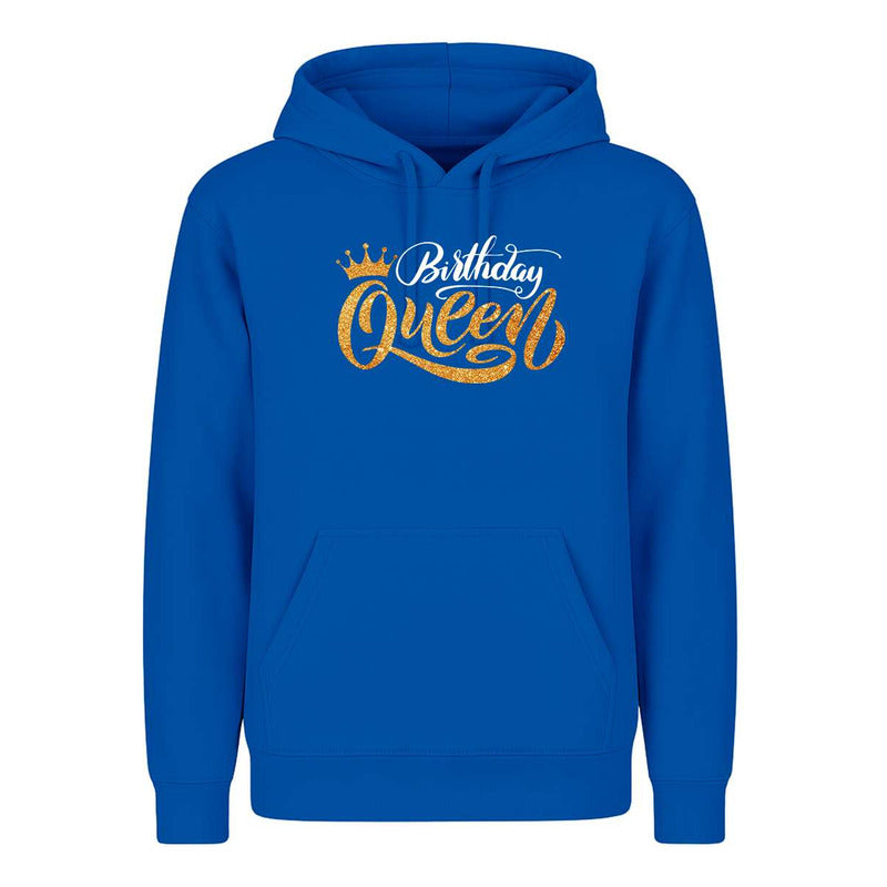 Sudadera Birthday Queen Efecto Glitter Regalo Cumpleaños