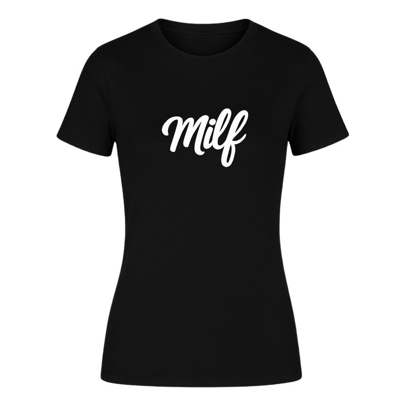 Playera "Milf" Diseño Minimalista - Dama