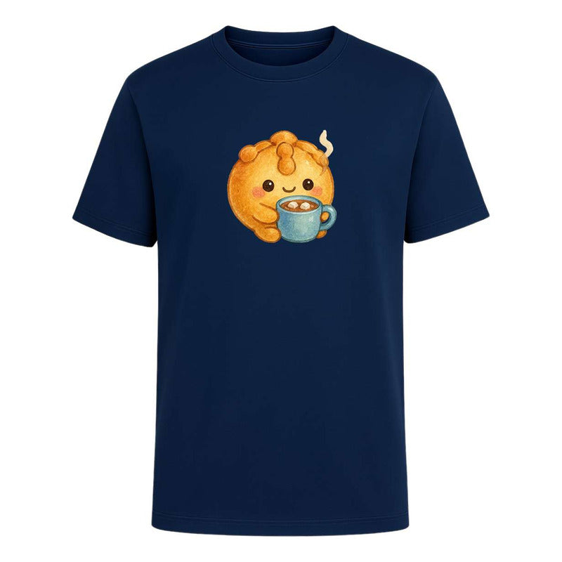 Playera Pan De Muerto Kawaii Con Chocolate Cute Infantil