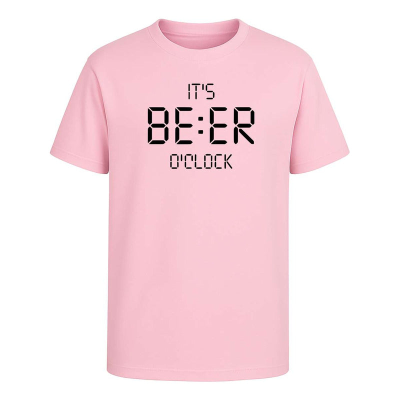 Playera Its Beer O'clock Cerveza Fiesta Broma Amigos Unisex