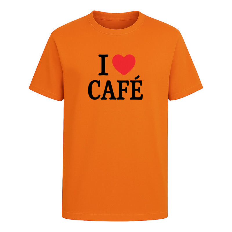 Playera I Love Café Ideal Para Coffee Lovers Infantil