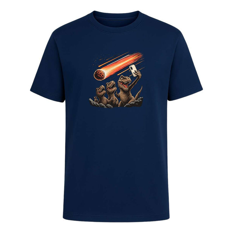 Playera "Dinosaurios Selfie Meteorito" - Infantil