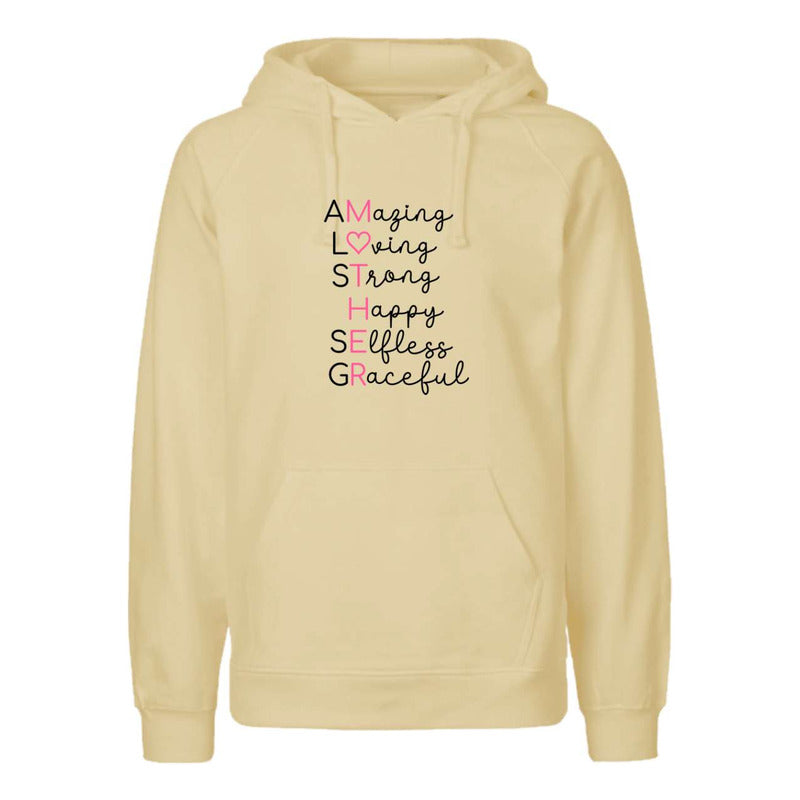 Sudadera Mother Acróstico Mamá Regalo Día De Las Madres