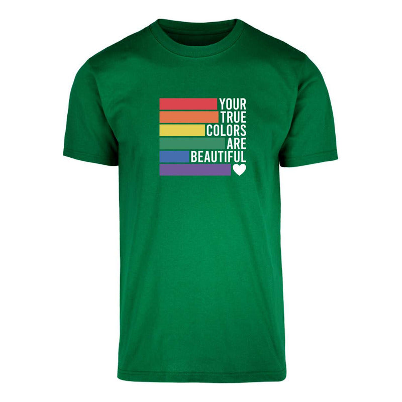 Playera Lgbt+ Orgullo Gay Tus Verdaderos Colores Unisex