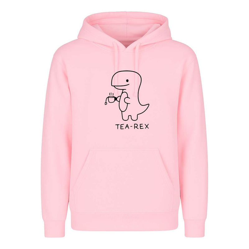 Sudadera Tea Rex Dinosaurio Con Té Cute Kawaii Regalo Unisex