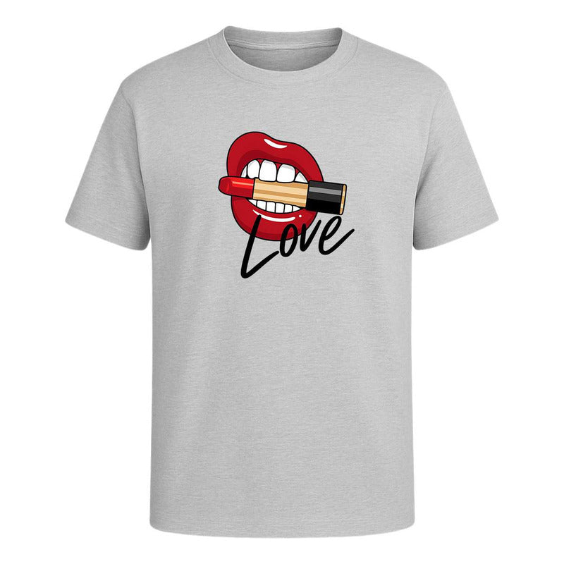 Playera "Love Labios Con Lipstick" - Infantil