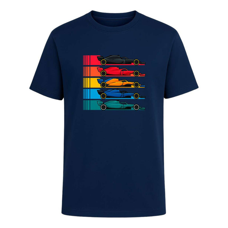Playera "Autos de Carrera" Estilo Fórmula - Infantil
