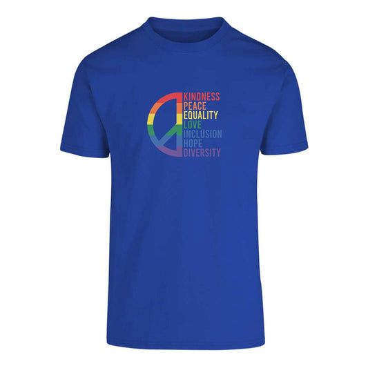 Playera Lgbt+ Orgullo Gay Paz Y Valores Unisex