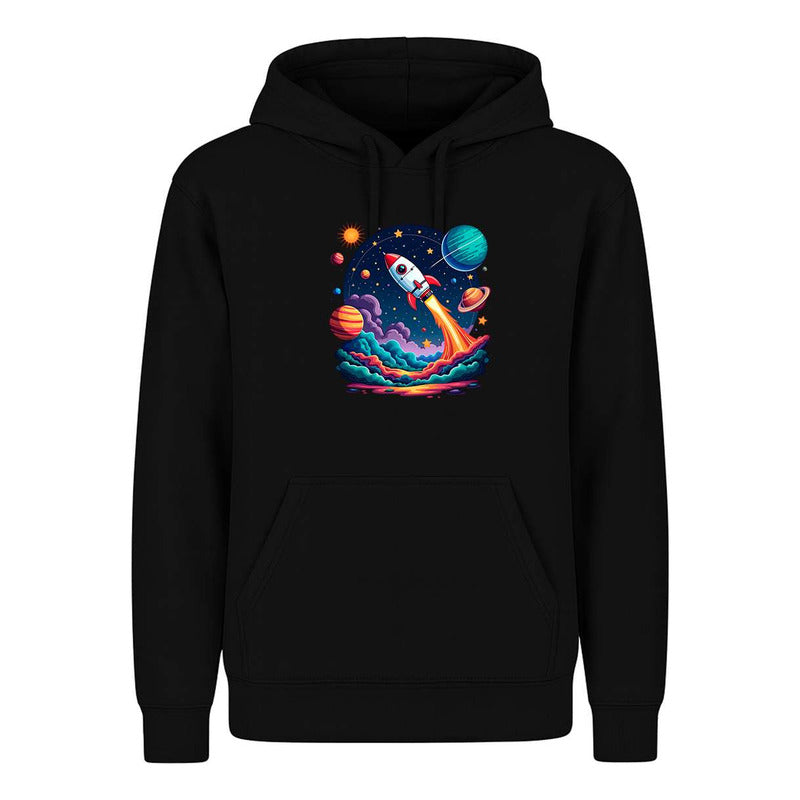 Sudadera Cohete Y Planetas Galaxia Sistema Solar Infantil