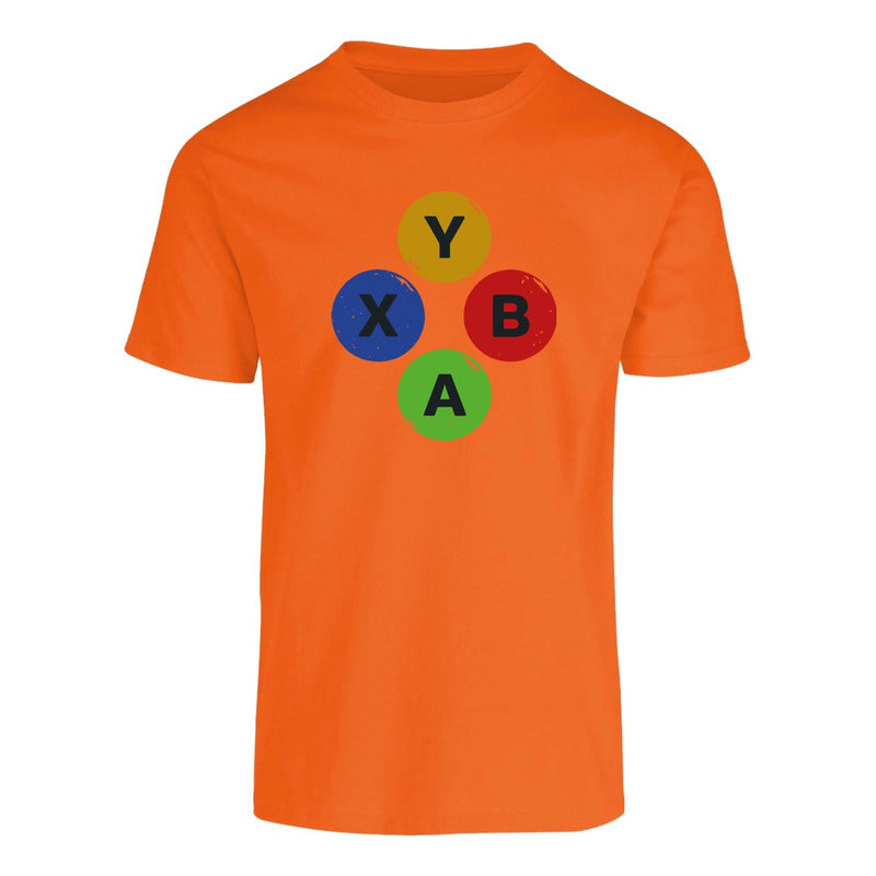 Playera Botones Gamer Infantil Juvenil Videojuegos Unisex