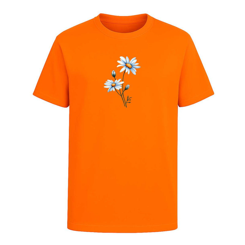 Playera "Margaritas Acuarela Floral" - Infantil