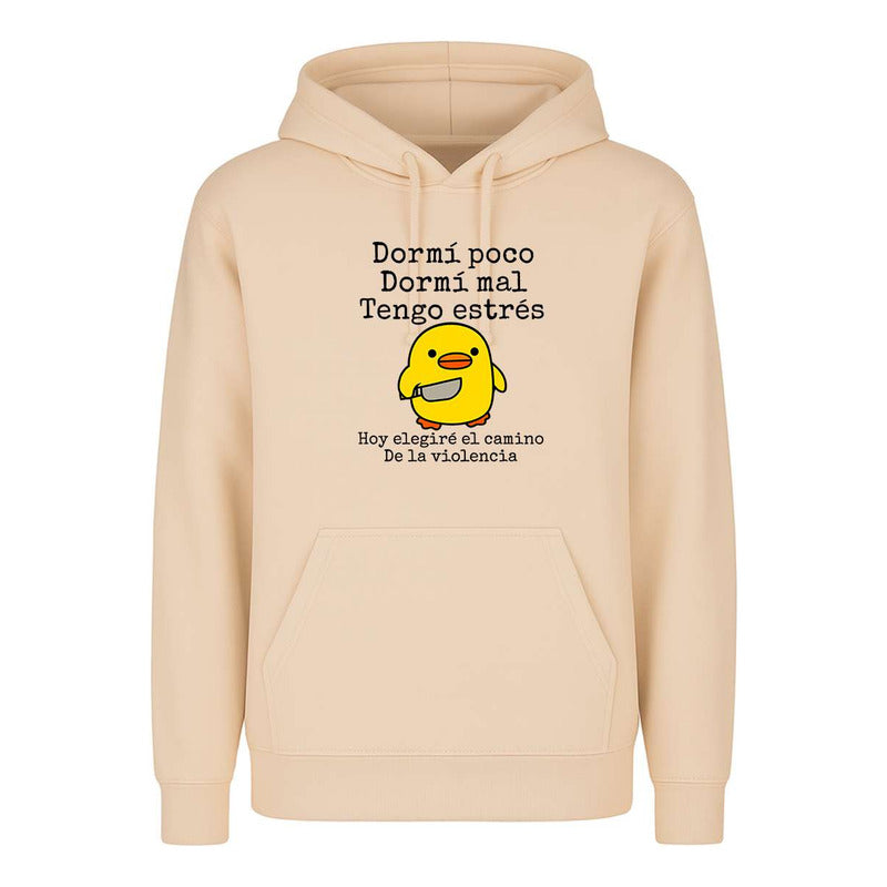 Sudadera Dormí Mal Tengo Estrés Humor Sarcástico Unisex