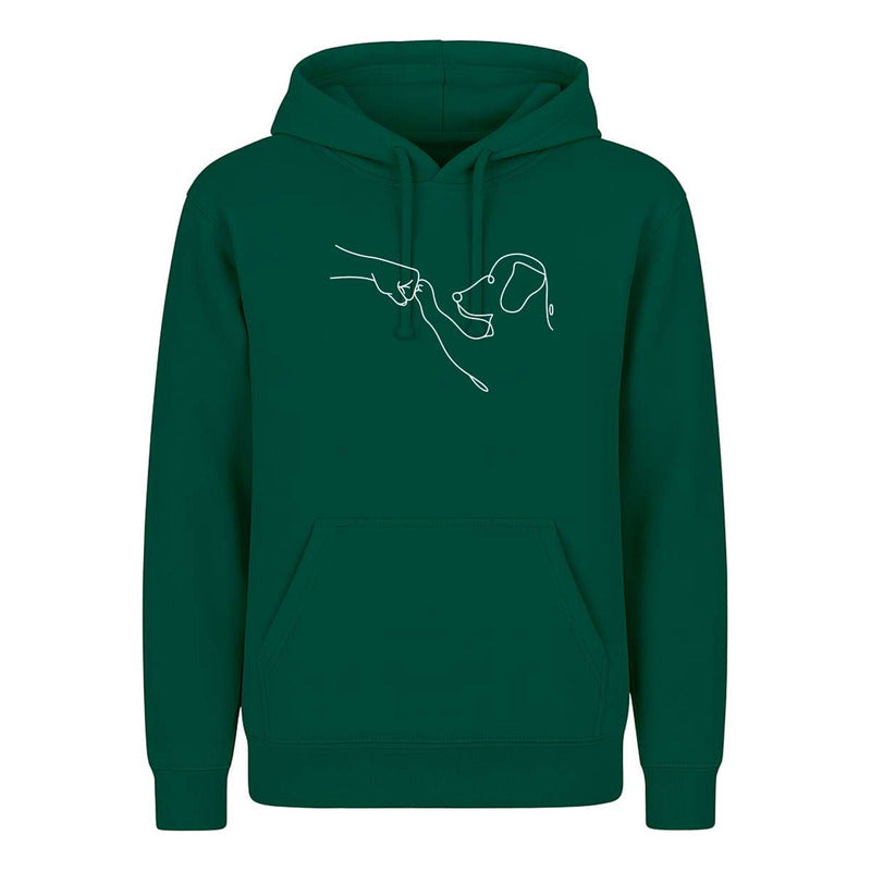 Sudadera Perro Y Humano Amigos Mascotas Line Art Unisex
