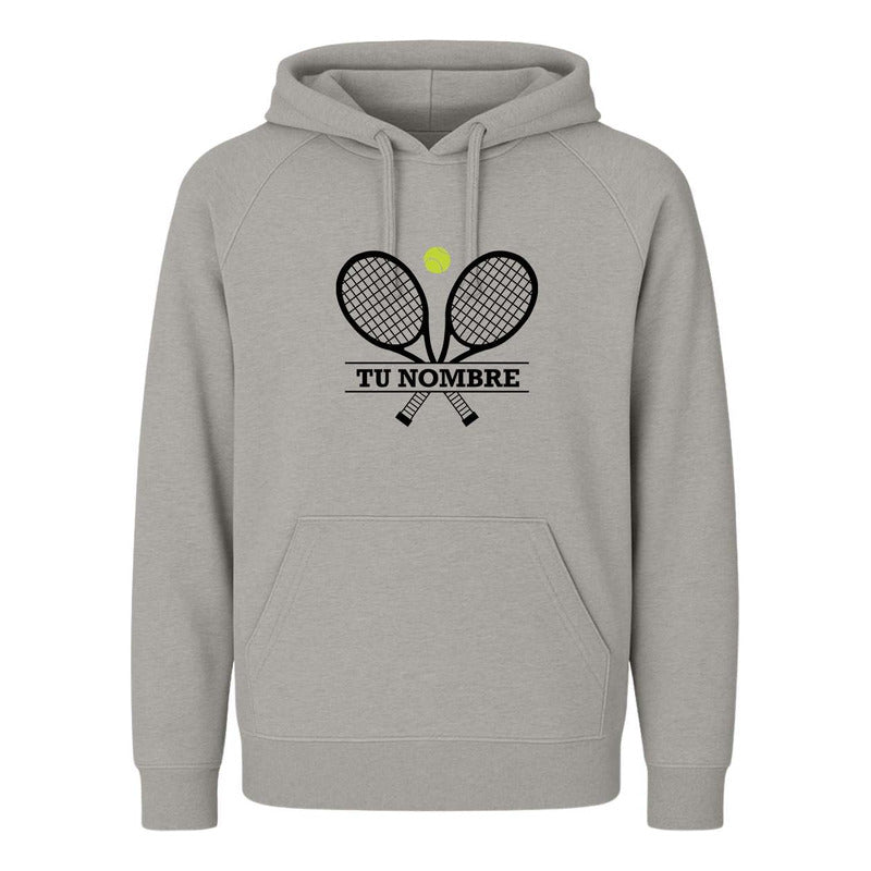 Sudadera Tennis Raquetas Personalizada Con Nombre Infantil