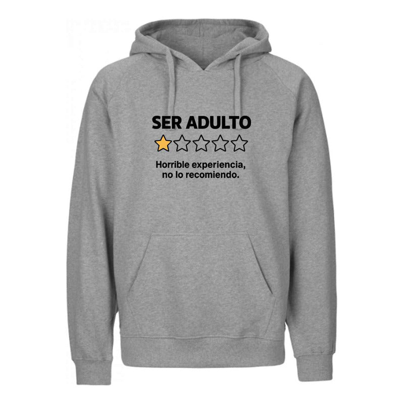 Sudadera Ser Adulto 1 Estrella Graciosa Divertida Unisex