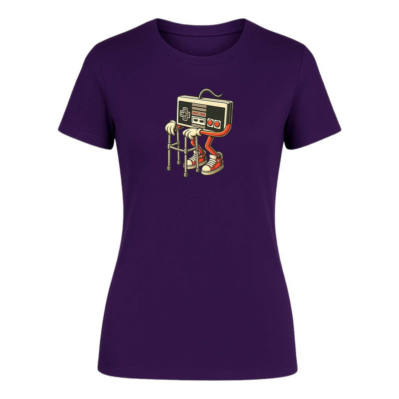 Playera "Gamer Vintage" Control Clásico - Dama