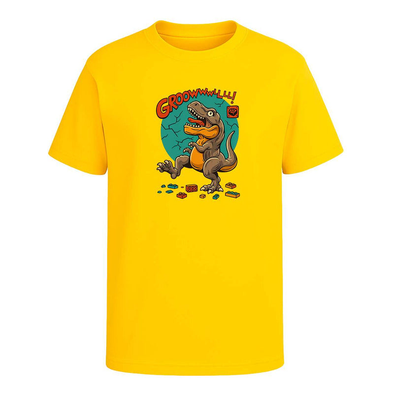 Playera Dinosaurio Pisa Bloques Broma Divertida Meme Unisex