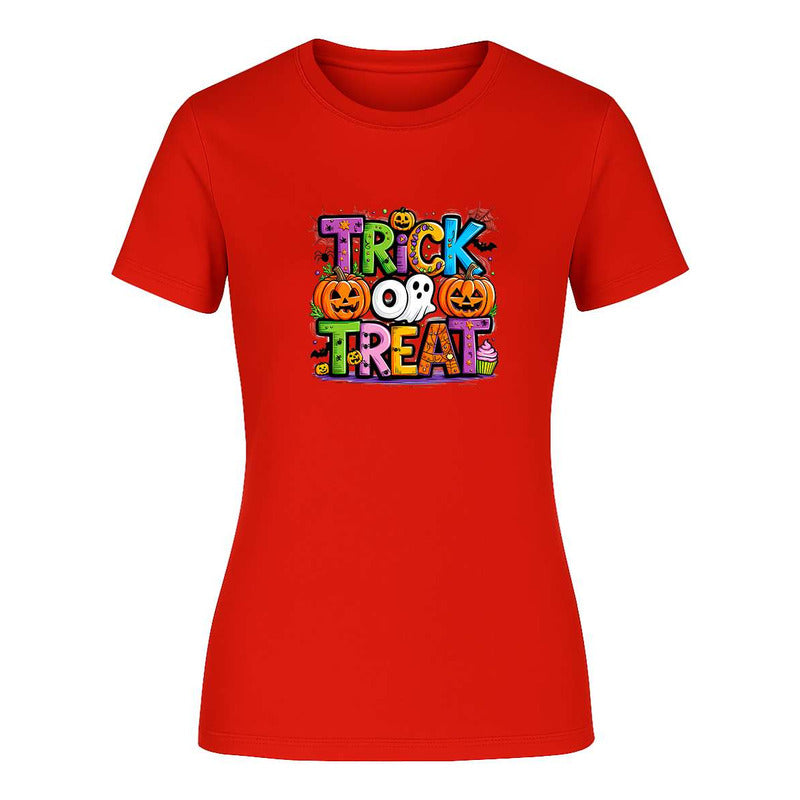 Playera "Trick or Treat" Halloween - Dama