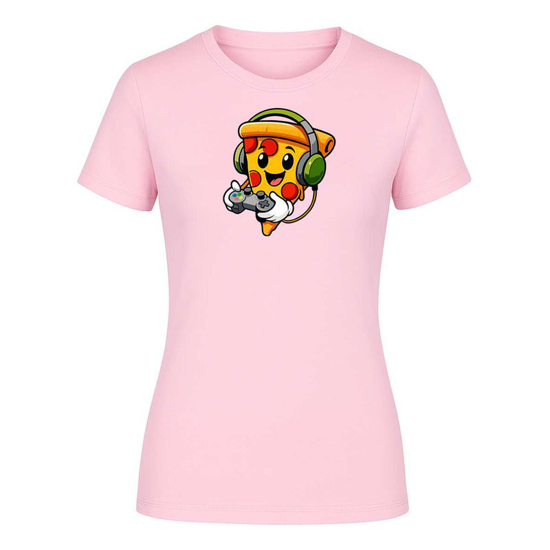Playera "Pizza Gamer" con Audífonos - Dama