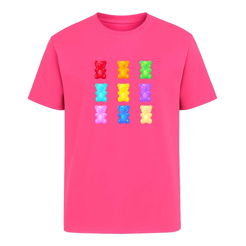 Playera Ositos De Gomita Colores Diseño Dulce Trendy Unisex