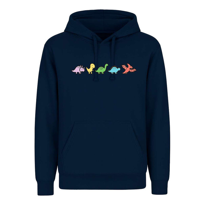 Sudadera Dinosaurios Kawaii Divertida Minimalista Unisex