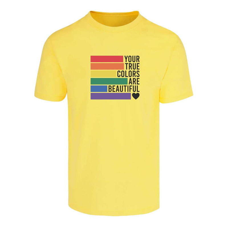 Playera Lgbt+ Orgullo Gay Tus Verdaderos Colores Unisex