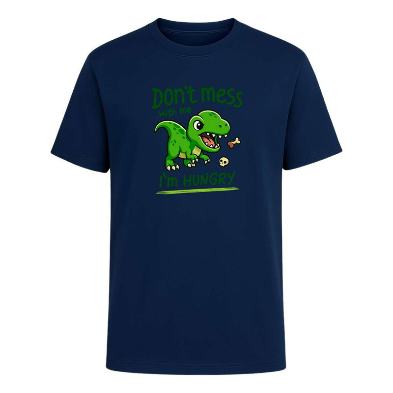 Playera "Don't Mess With Me I'm Hungry" Dinosaurio - Hombre