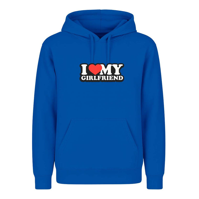 Sudadera I Love My Girlfriend Amor Pareja Regalo Unisex