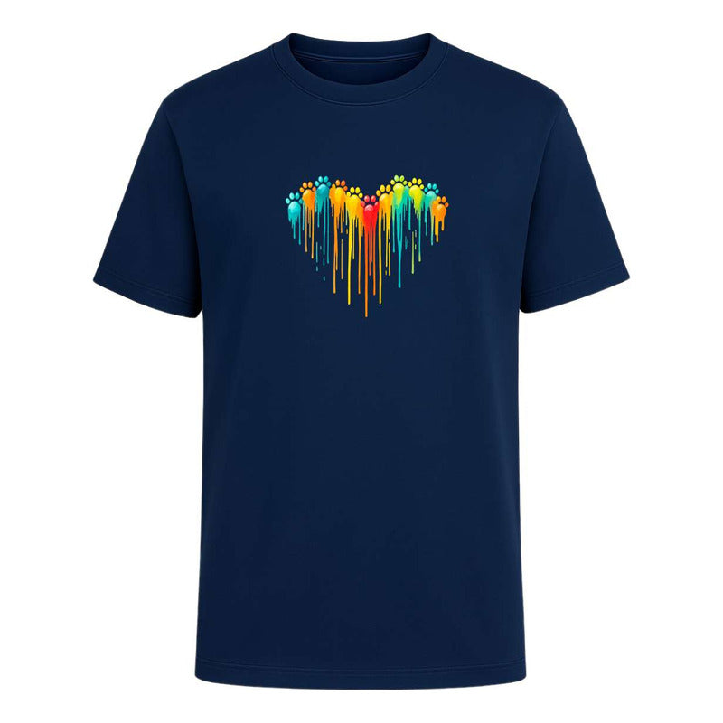 Playera "Corazón Huellitas" Mascotas - Infantil