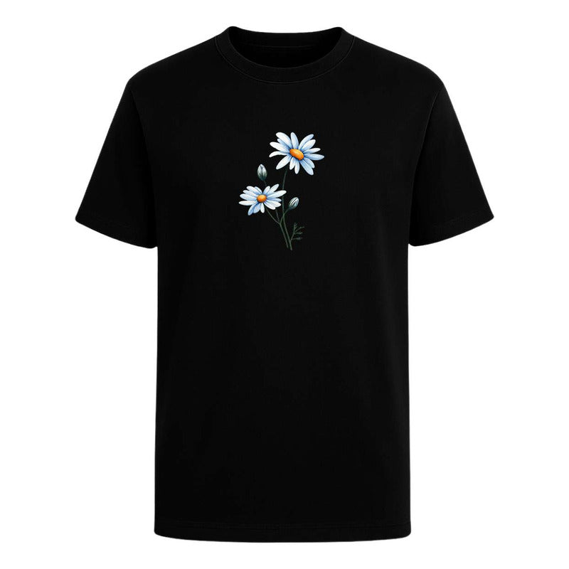 Playera Margaritas Acuarela Floral Primavera Regalo Unisex