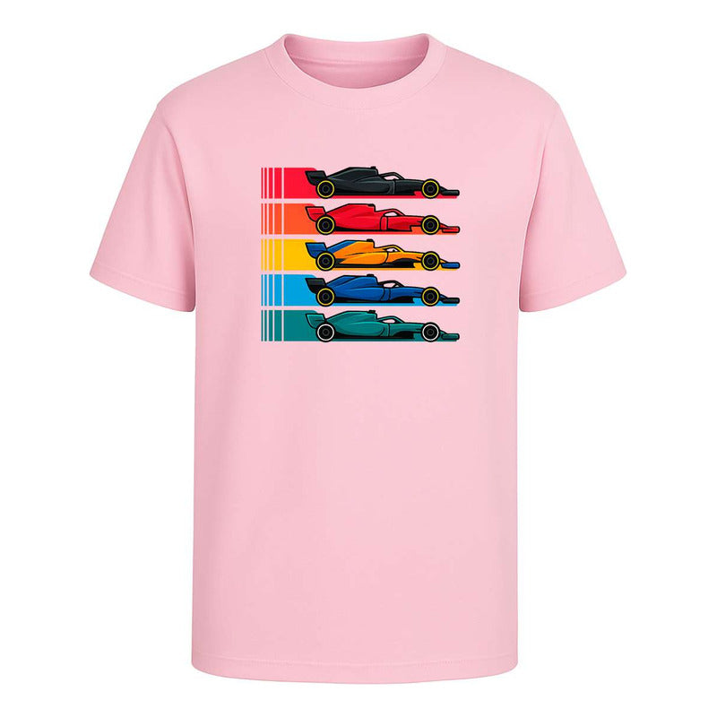 Playera "Autos de Carrera" Estilo Fórmula - Infantil