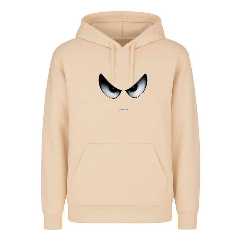 Sudadera Cara Enojada Ojos Enfadados Broma Divertida Unisex